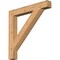 Ekena Millwork Traditional Block Smooth Bracket, Western Red Cedar, 3 1/2"W x 28"D x 28"H BKT04X28X28TRA05SWR - alternate 1